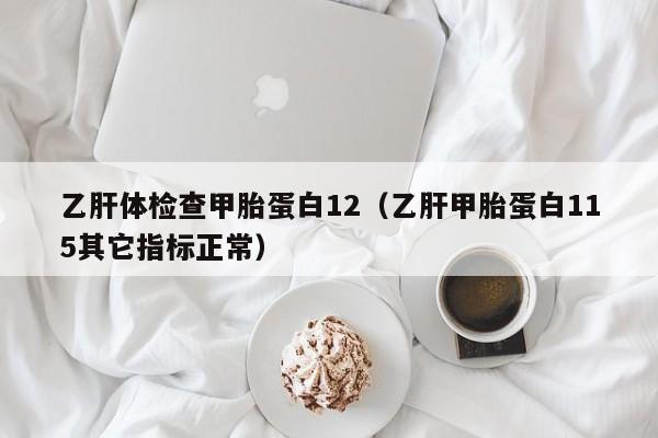 乙肝体检查甲胎蛋白12(乙肝甲胎蛋白115其它指标正常)